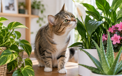 Piante tossiche per il gatto: quali sono e come proteggerlo in casa